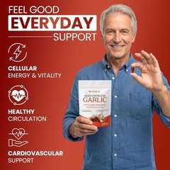 Resilia Garlic Extract 600mg Softgels (60 Count) – Odorless Aged Garlic Extra…