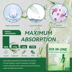 Health Solution Oral Liquid for Weight Loss & Blood Sugar Support & Gut Health