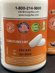 InvigoFlex® GS Glucosamine Sulfate Joint Supplement | 60 Caplets | Exp 2/2028