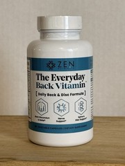 Zen Nutrients Back Vitamin Capsules D3 B12 Magnesium Zinc Spine Support 60