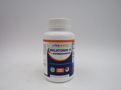Vitamatic Melatonin 10mg with Ashwagandha 4:1 Extract 250 mg 120 Tablets