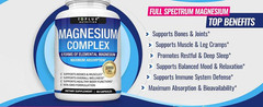 Magnesium complex 1000mg 7 types | Sleep musculoskeletal support 90