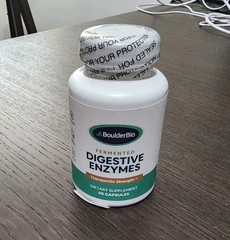 Sealed Boulder Bio Digestive Enzymes 40000 USP Lipase Protease Amylase 90 Count