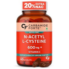 N-Acetyl Cysteine (NAC) 600mg 60 caps by Carbamide Forte