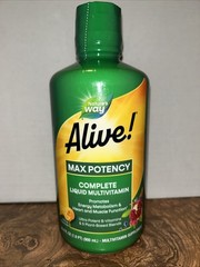 Alive! Max Potency Complete Liquid Multivitamin 30.4 Oz
