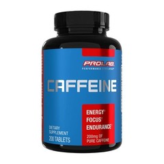 ProLab Caffeine Tablets 200mg – 200ct | Energy Support, Helps Enhance…