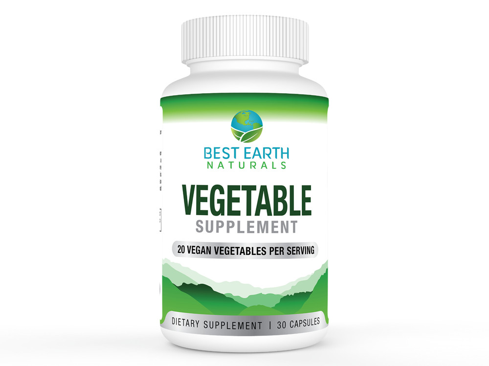 Vegetable Supplement – 20 Veggies Daily Nutrient Support – Best Earth Naturals