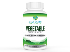 Vegetable Supplement – 20 Veggies Daily Nutrient Support – Best Earth Naturals
