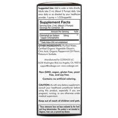 2 X Codeage, Vegan Chlorophyll+ Liquid Drops, Peppermint, 50 mg, 2 fl-worldwide