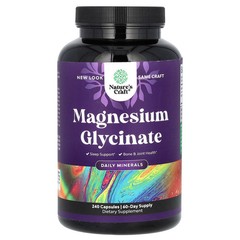2 X Nature’s Craft, Magnesium Glycinate, 240 Capsules (100 mg per Capsule)