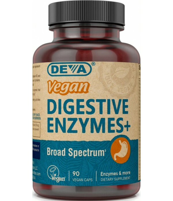 DEVA – Digestive Support Enzymes Vegan 90 caps – EXP 04/2026
