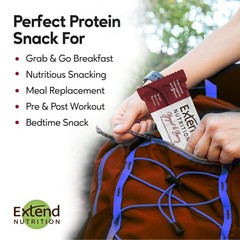 Extend Sugar Free Protein Bars, Perfect Diabetic Snacks, High Protein and Fib…