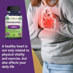 Resveratrol Extract Supplements Supports Joints Nervous System 120 Pills US