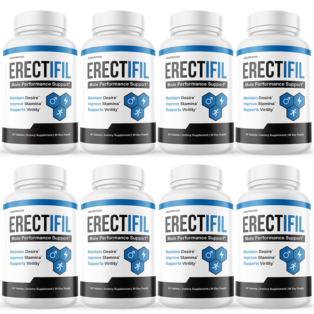 Erectifil Tablets – All Natural Support For Men – 8 Bottles