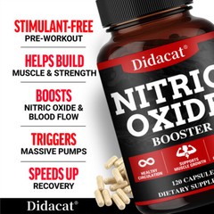 DIDACAT NITRIC OXIDE Capsules Improve athletic performance And Muscle Health