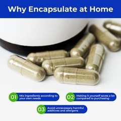 Empty Vegan Capsules Size 000 1000 Count for DIY Filling – Odorless Tasteless