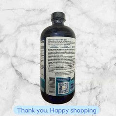 Nordic Naturals Arctic CLO – 100% Wild Cod Liver Oil Orange Flavor 16 Oz NEW