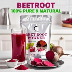Red Beet Root Powder Beta Vulgaris Non-GMO Nitric Oxide Extract Super Food Juice