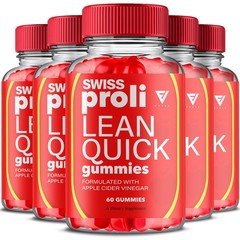 (5 Pack) Swiss Proli Lean Quick Keto Gummy, SwissProli ACV Formula (300 Gummies)