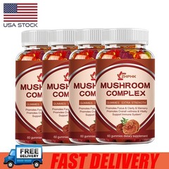 Lion Mane Mushroom Compound Soft Candy for Strong Memory Intelligence Brain 60pc