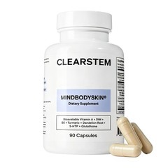 CLEARSTEM Hormonal Acne Supplement – DIM + 5-HTP – 90 Capsules