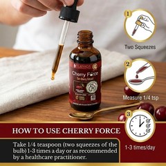 Tart Cherry Extract Liquid – Advanced Phytonutrient Formula for Better Absorptio