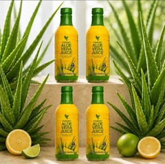 4 bottles Forever Aloe Vera Juice 1L each. Original/HALAL/KOSHER