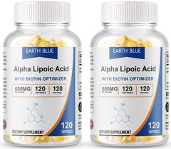 Alpha Lipoic Acid – 600mg Per Serving – 240 Softgels