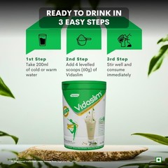 Vidaslim Replacement Shake 400g Vanilla|Protein L-Carnitine Green Tea Extract