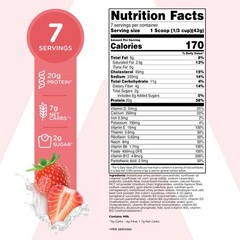 TransformHQ Meal Replacement Shake Powder 7 Servings (Strawberry & Cream)