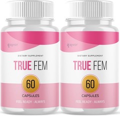 2 Pack)True Fem Capsules,Official TrueFem Support Pills w/All Natural Ingredient