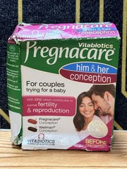 Vitabiotics Pregnacare Him & Her Conception Tablets (x60) Exp:05/2028