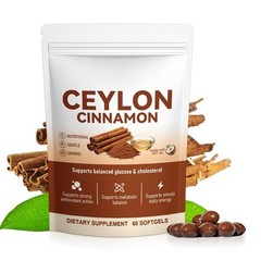 Cinnamon Ceylon Softgels, Ceylon Cinnamon Soft Gels 7200Mg Equivalent