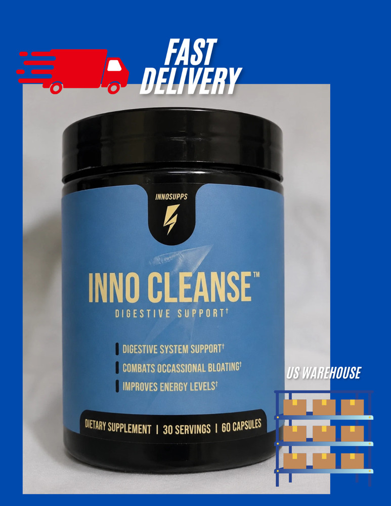 Inno Supps Inno Cleanse Digestive Support Dietary Supplement 60 Capsules