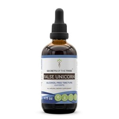 Secrets of the Tribe False Unicorn Tincture Alcohol-Free Liquid Extract, Wild…