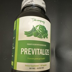 BB Company Previtalize Prebiotic Blend Burdock Root 60 Capsules Exp 05/2027
