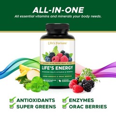 Advanced Multivitamin with Super Greens for Energy Immune and Cognitive Health