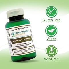 Green Organic Supplements’ Fruit Multivitamin, Polyphenol, Super