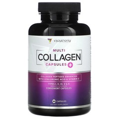 2 X Vitauthority, Multi Collagen Capsules+, 180 Capsules
