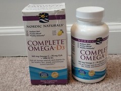 Nordic Naturals Complete Omega D3 120 softgels * NEW Sealed Exp 3/2025