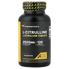 2 X Primaforce, L-Citrulline, 120 Tablets (1,250 mg per Tablet)