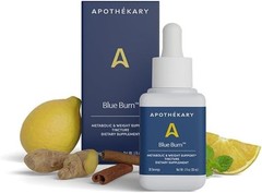 Apothékary Blue Burn Herbal Formula Liquid Drops, Metabolism and Weight Manag