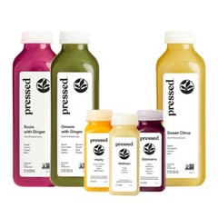 Pressed Cold-Pressed Juice & Shot Bundle 9 Juices & 9 Shots (18 pack)