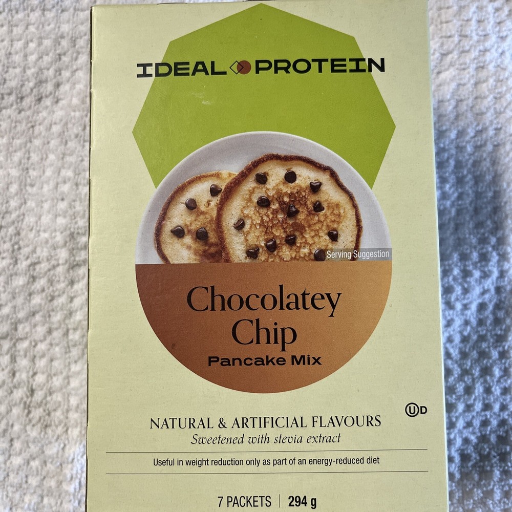 Ideal Protein Chocolate Chip Pancake mix BB 05/31/2026 FREE SHIP!