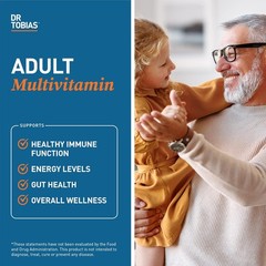 Adult Multivitamin for Women & Men, Immune Supporting from 42 Fruits, Vegetables