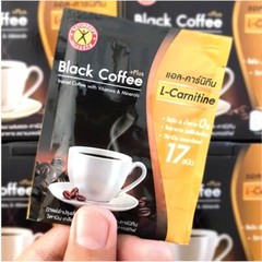 10X NatureGift Instant Black Coffee Plus Fiber L-Carnitine Vitamins Minerals DHL