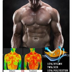 Men Compression Slimming Body Shaper Vest Workout Tank Tops Abs Abdomen Shirts