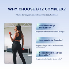 Pelican B-12 Complex – Energy & Metabolism Support – 60 Capsules