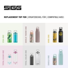 Sigg WMB ONE Top Anthracite Screw Cap (One Size), Spare One Size, Antracite