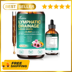 21-in-1 Lymphatic Drainage Drops for Liposomal, 6000mg Immune & Lymph System
